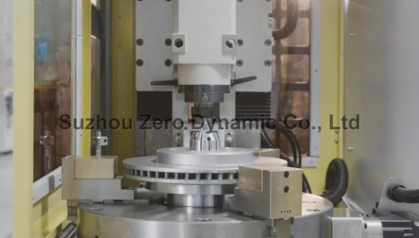 Single Station Brake Disc / Flywheel Automatic Milling Balancing Machine