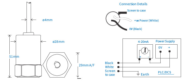 loop-powered-vibration-sensor features